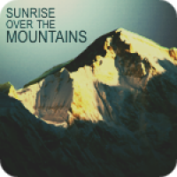 Sunrise Over The Mountains